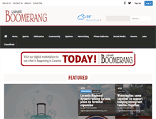 Tablet Screenshot of laramieboomerang.com